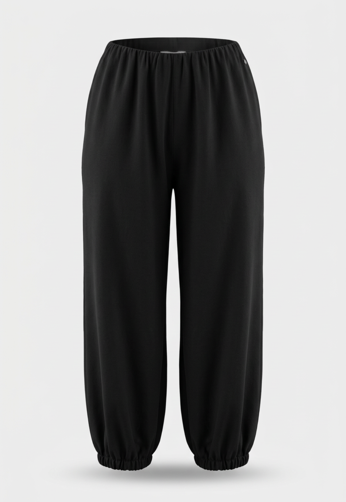 Pantalón Mujer Bombacho Harem Negro 1
