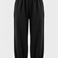 Pantalón Mujer Bombacho Harem Negro - Miniatura 1