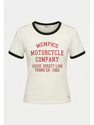 Polera Mujer Memphis College Crudo