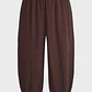 Pantalón Mujer Bombacho Harem Café - Miniatura 2