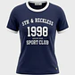 Polera Mujer Memphis College Azul - Miniatura 1