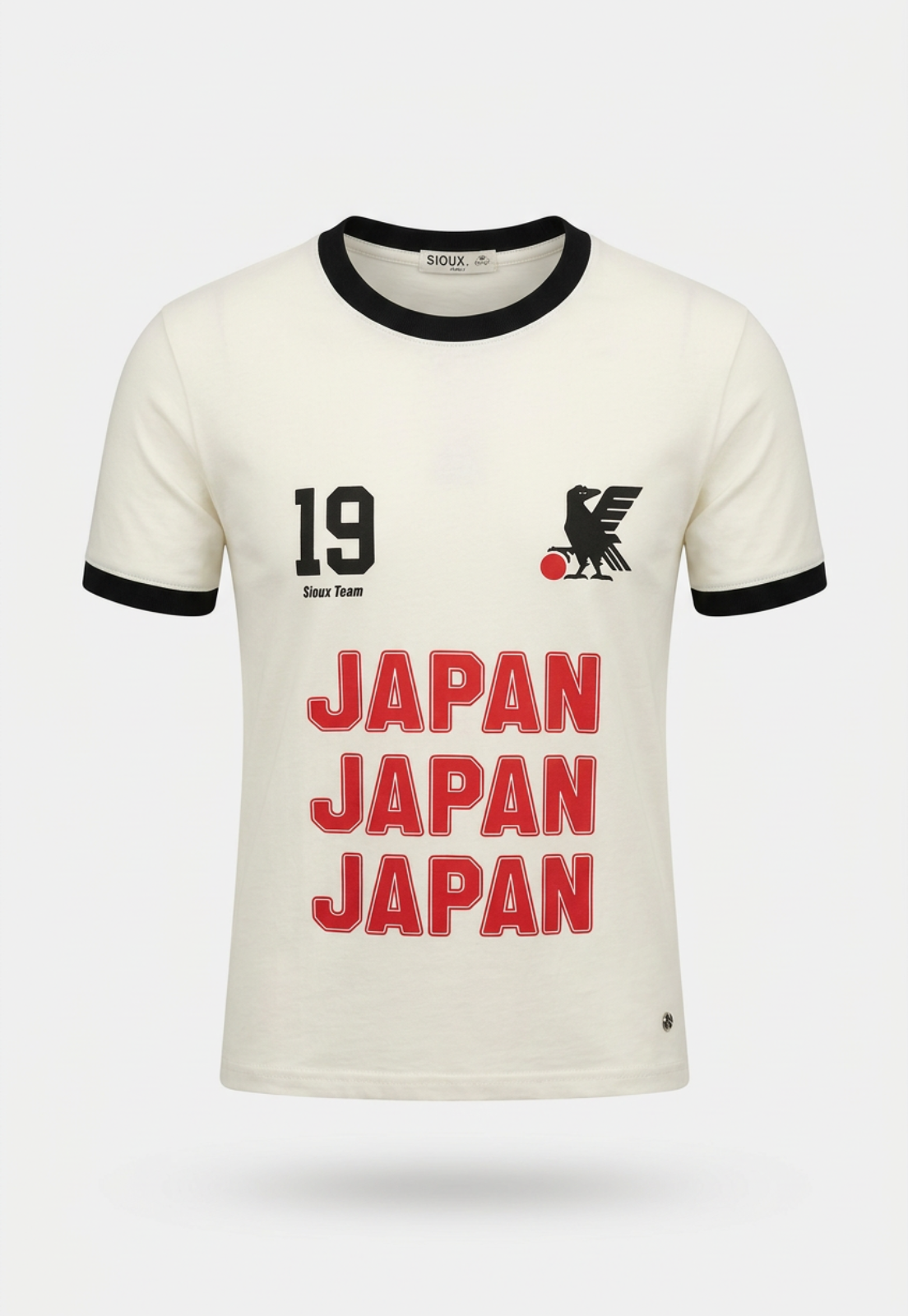 Polera Mujer Estampado Japan Crudo 1