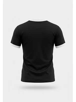 Polera Mujer Estampado Frutas Negro