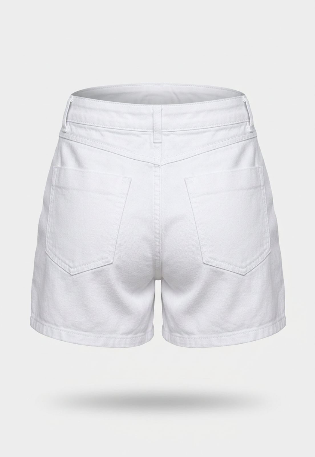 Falda Mujer Short Cruzada Blanco 2