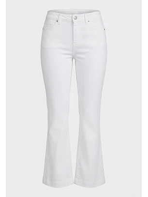 Pantalón Mujer Flare Push Up Blanco