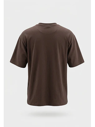 Polera Hombre Relaxed Interlock Café