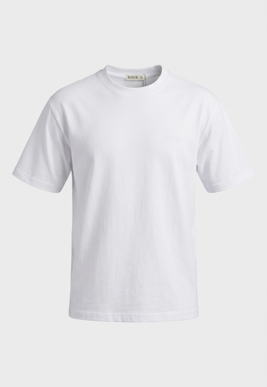 Polera Hombre Relaxed Interlock Blanco 1