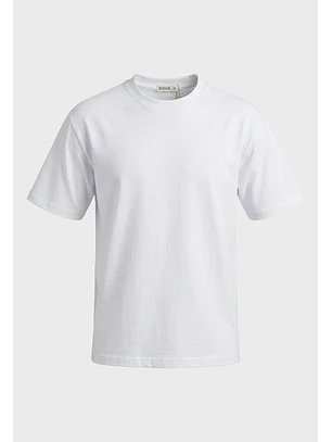 Polera Hombre Relaxed Interlock Blanco