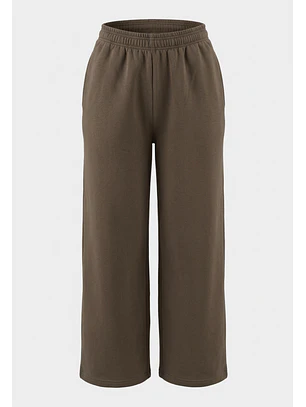 Pantalón Buzo Mujer Extra Baggy Verde