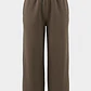 Pantalón Buzo Mujer Extra Baggy Verde - Miniatura 1