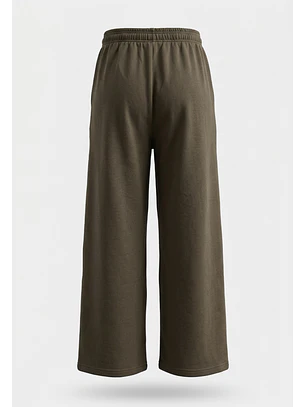 Pantalón Buzo Mujer Extra Baggy Verde