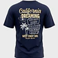 Polera Mujer Relaxed Palmeras Azul - Miniatura 2