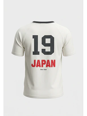 Polera Mujer Estampado Japan Crudo