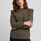 Blusa Mujer Lyocell Volantes Café - Miniatura 1