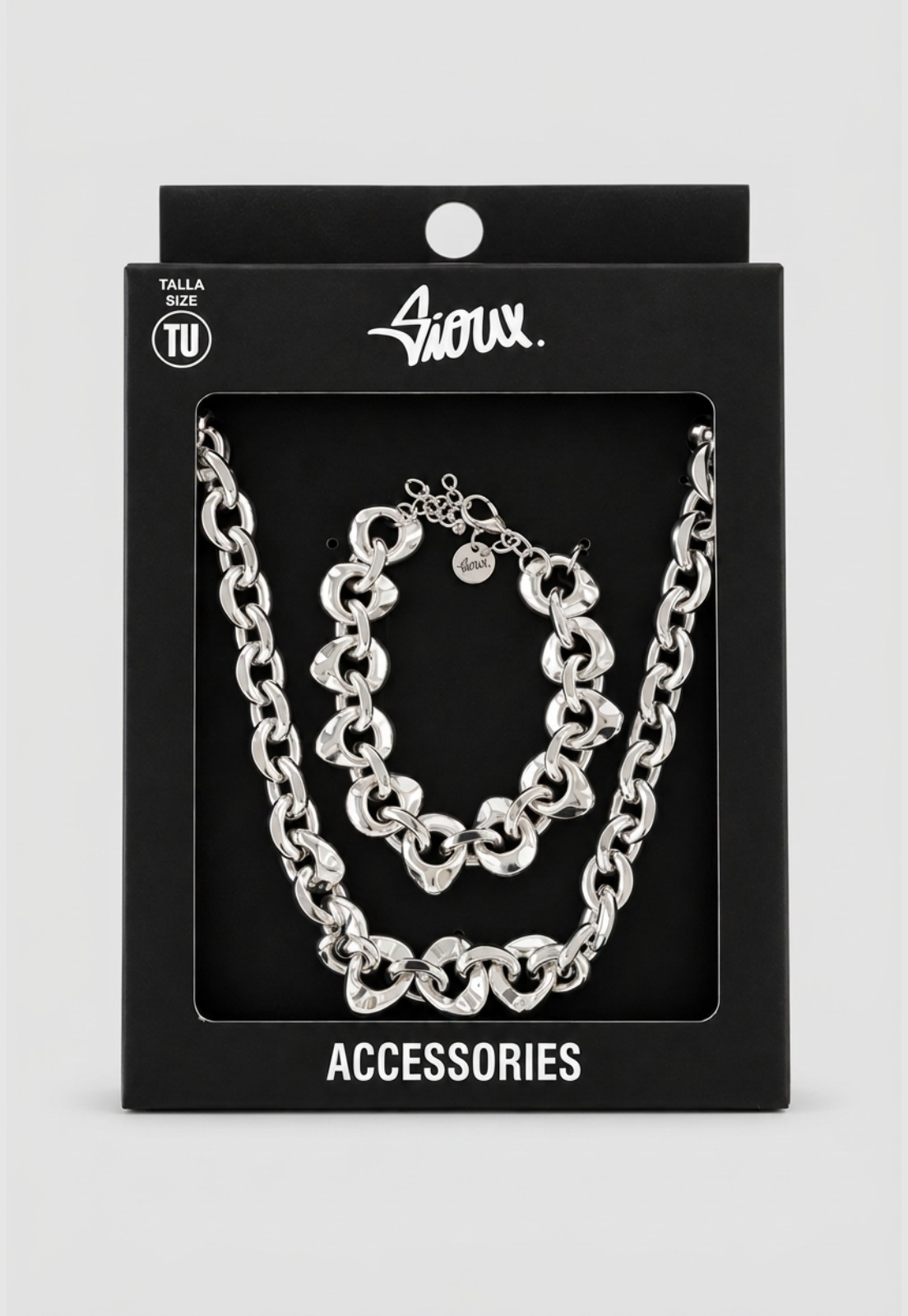 Cadena Pulsera Negro 1
