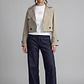 Chaqueta Mujer Trench Corto Verde - Miniatura 2