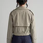 Chaqueta Mujer Trench Corto Verde - Miniatura 3