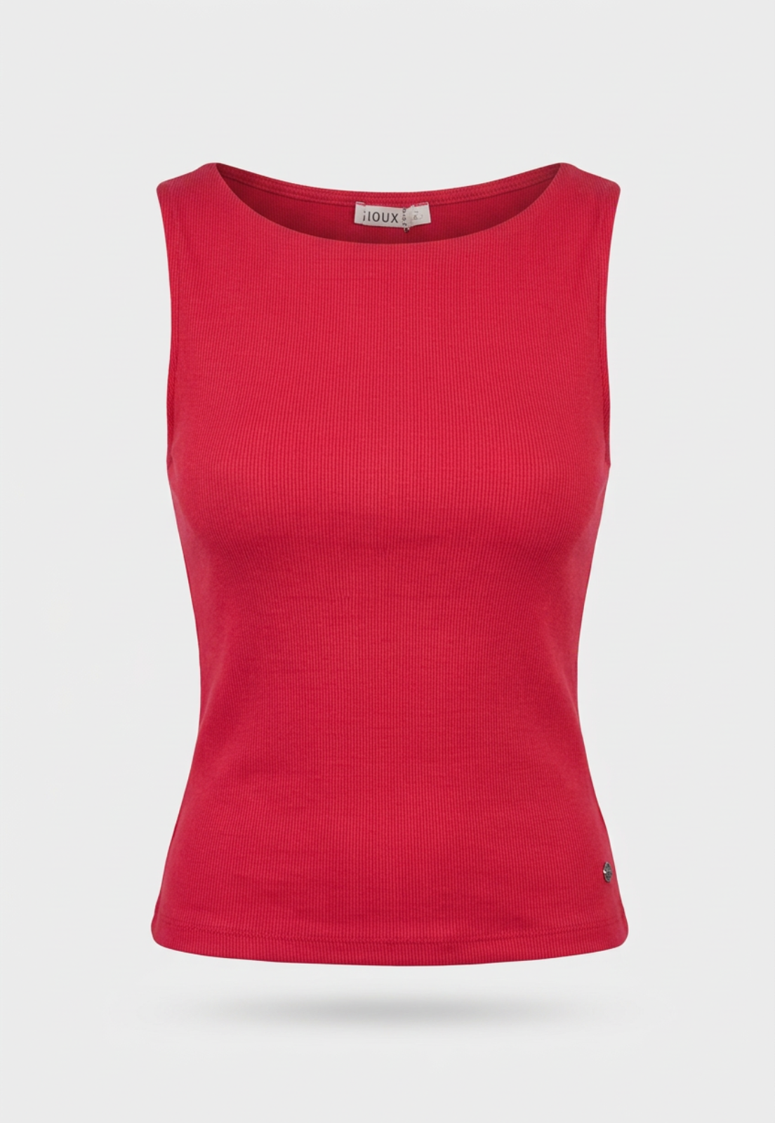 Polera Mujer Cuello Bote Fucsia 1