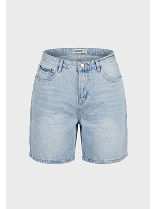 Bermuda Hombre Denim Straight Celeste