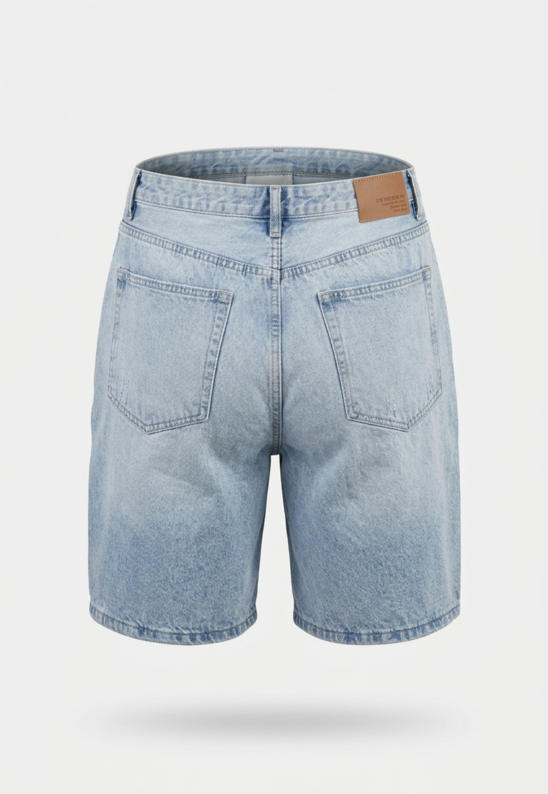 Bermuda Hombre Denim Straight Celeste 2