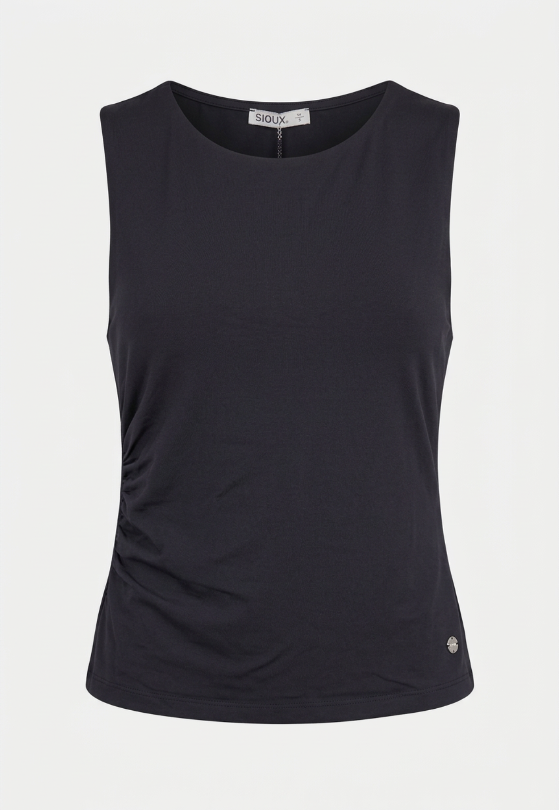 Peto Mujer Elasticado Recogido Negro 1