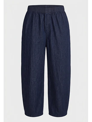 Jeans Hombre Baggy Tipo Pijamero Azul