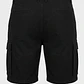 Bermuda Hombre Cargo Casual Negro - Miniatura 2