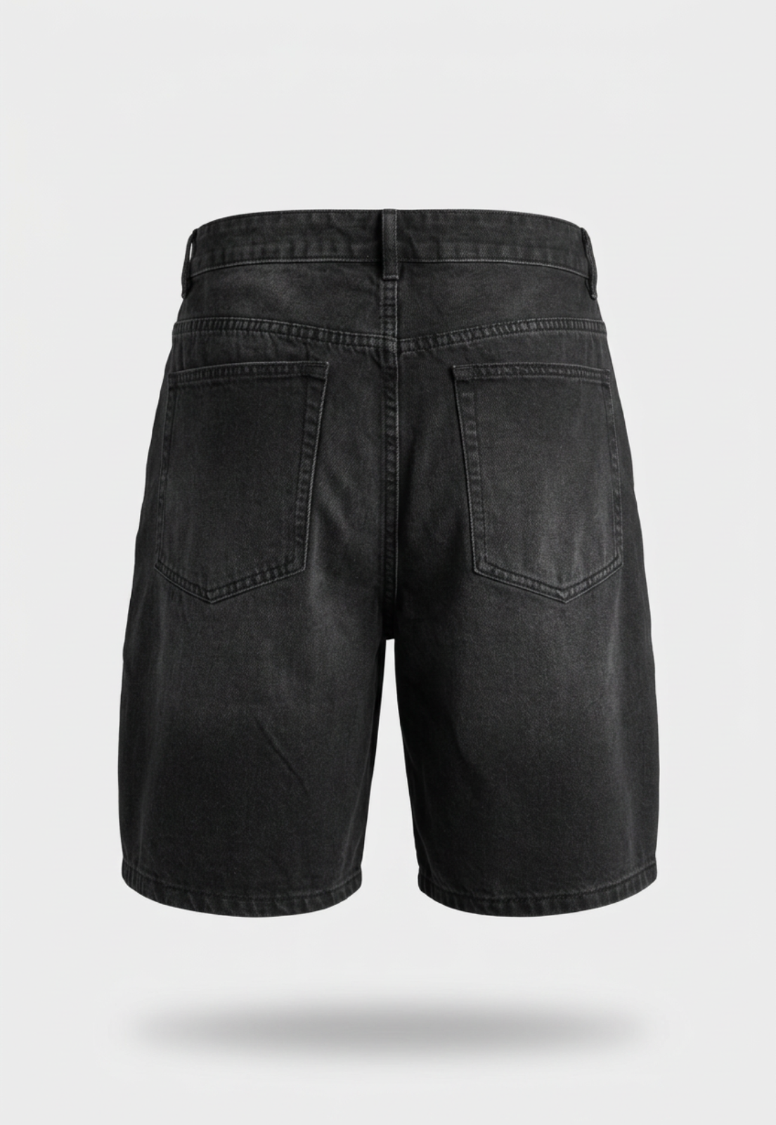 Bermuda Hombre Baggy Negro 2