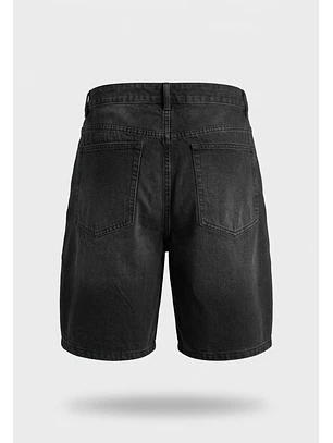 Bermuda Hombre Baggy Negro