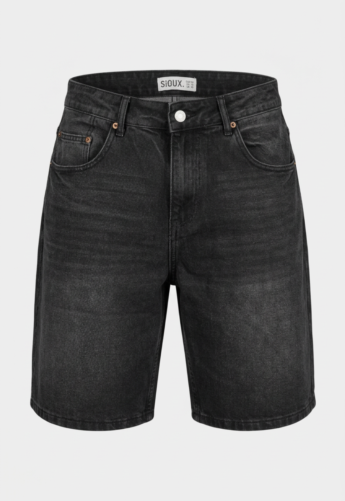 Bermuda Hombre Baggy Negro 1