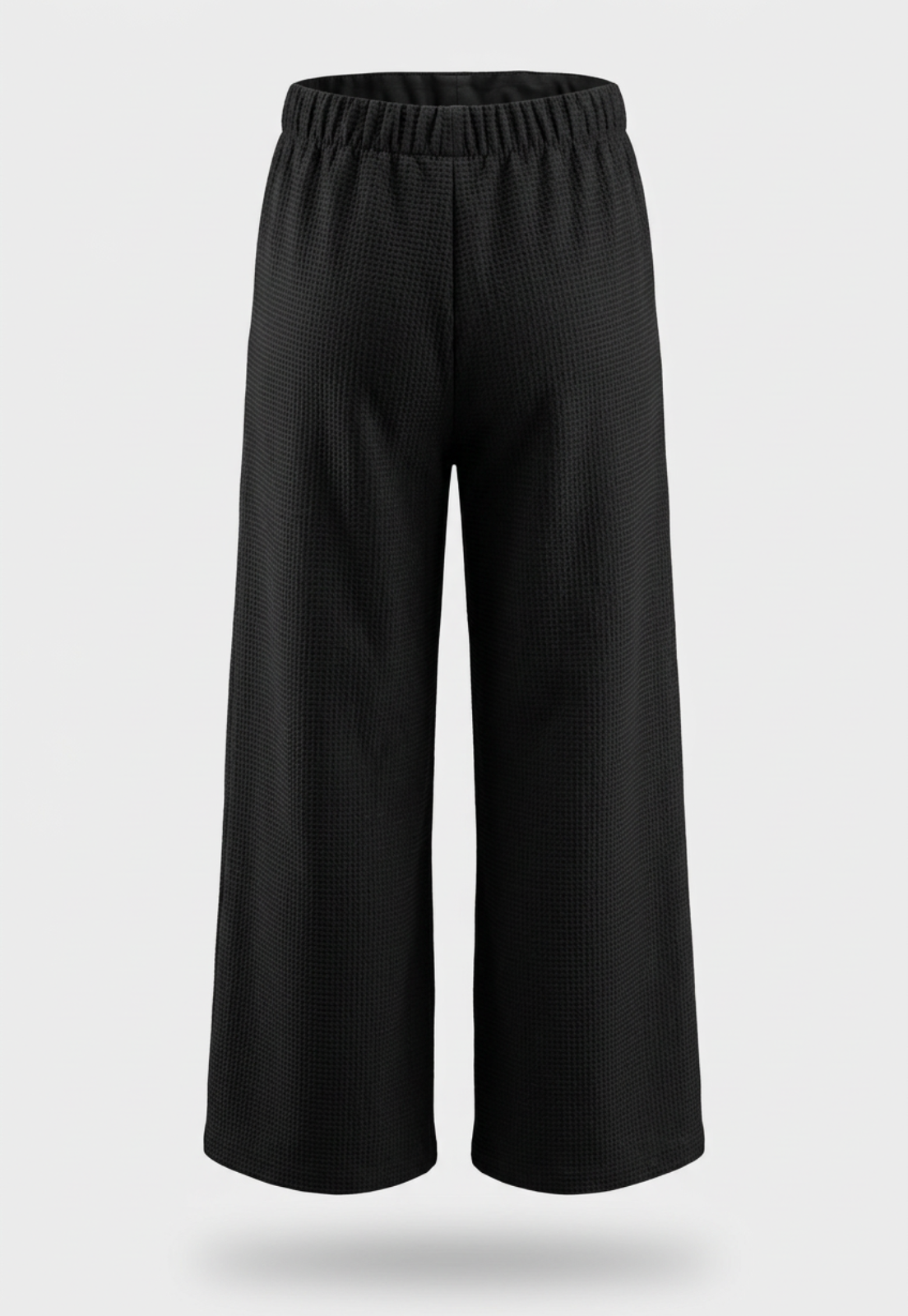 Pantalón Mujer Amarra Liso Negro 2