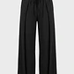Pantalón Mujer Amarra Liso Negro - Miniatura 1