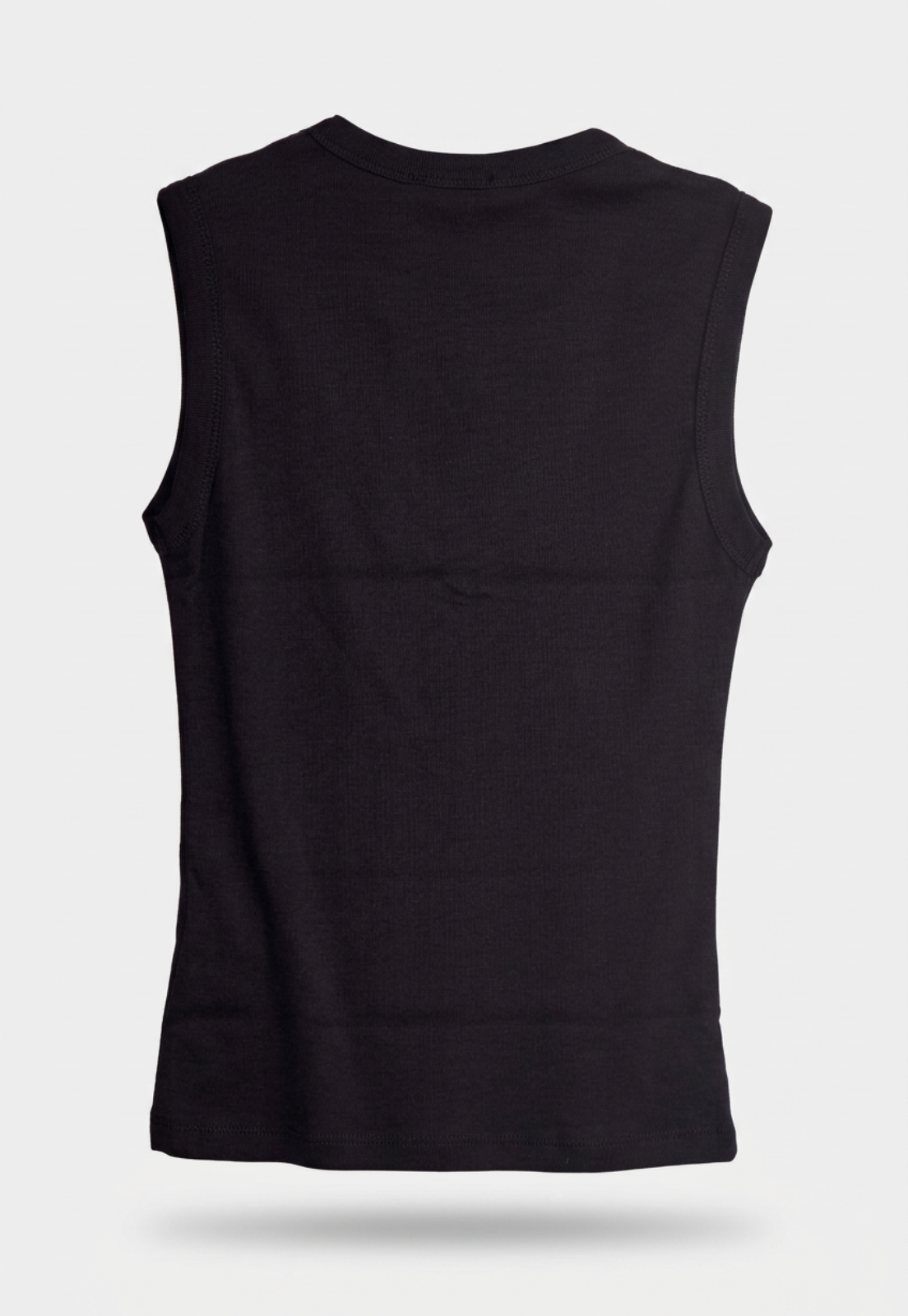 Polera Mujer Basic Cuello V Negro 2