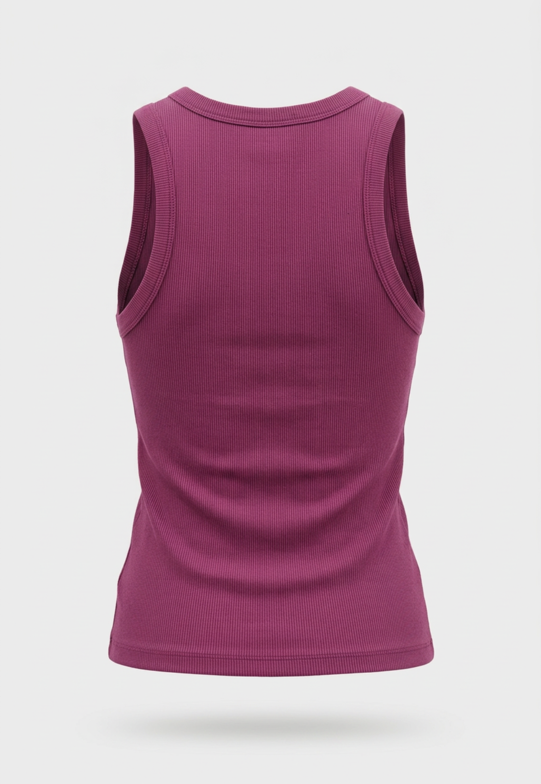 Peto Mujer Rib Cuello V Violeta 2