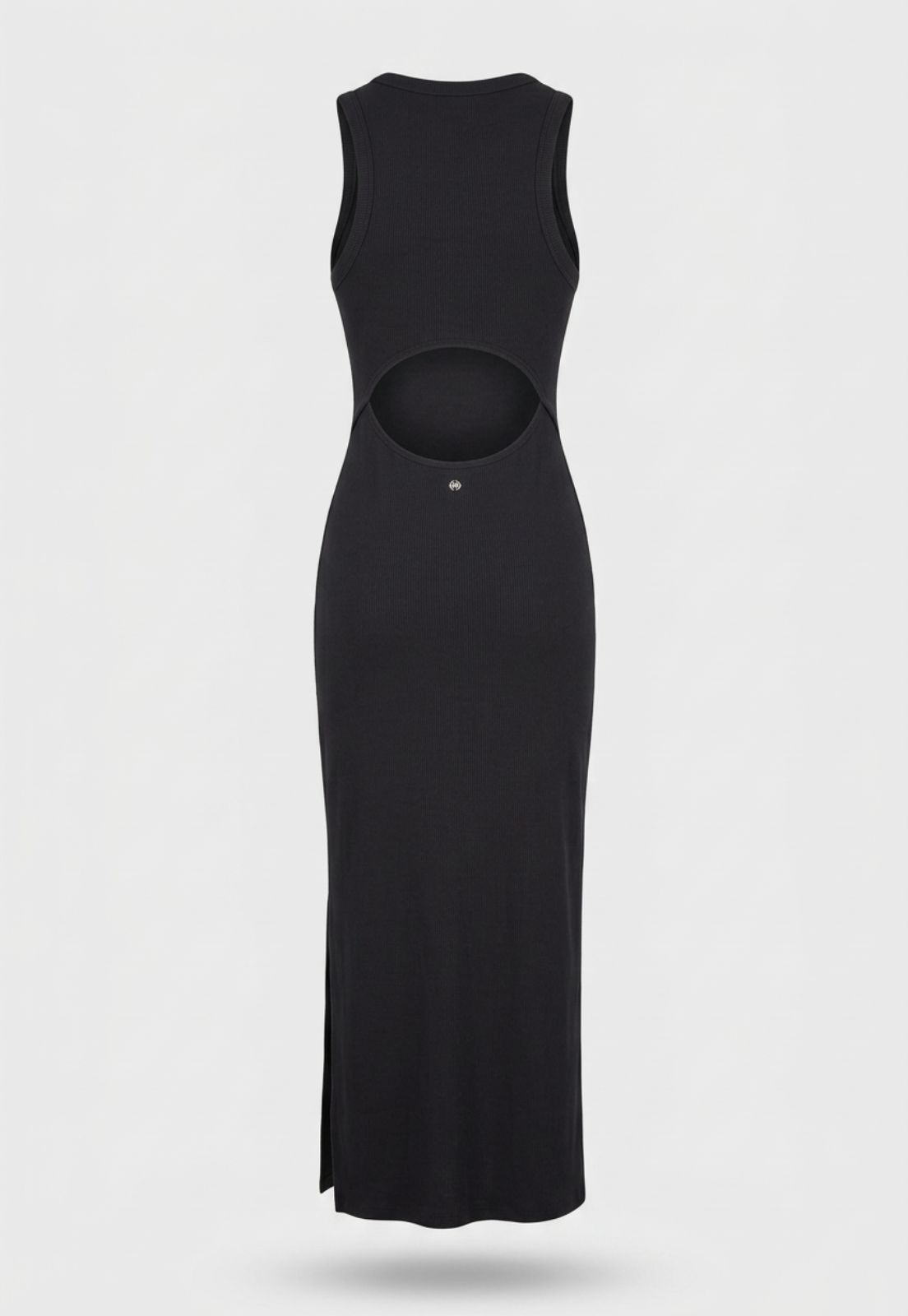 Vestido Mujer Abertura Espalda Negro 2