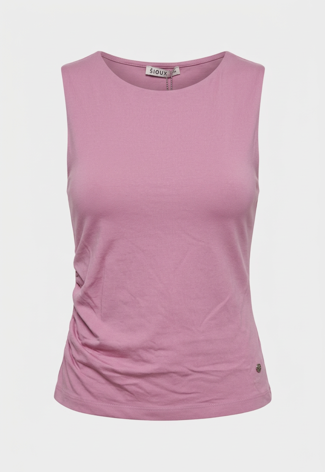 Peto Mujer Elasticado Recogido Rosado 1