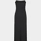 Vestido Mujer Mesh Lunares Negro - Miniatura 2