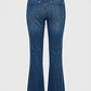 Jeans Mujer Flare Costura Frontal Azul - Miniatura 2