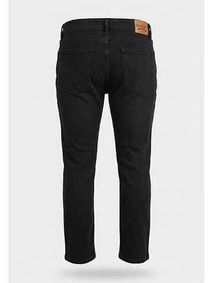 Jeans Hombre Tapered Negro