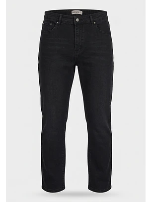 Jeans Hombre Tapered Negro