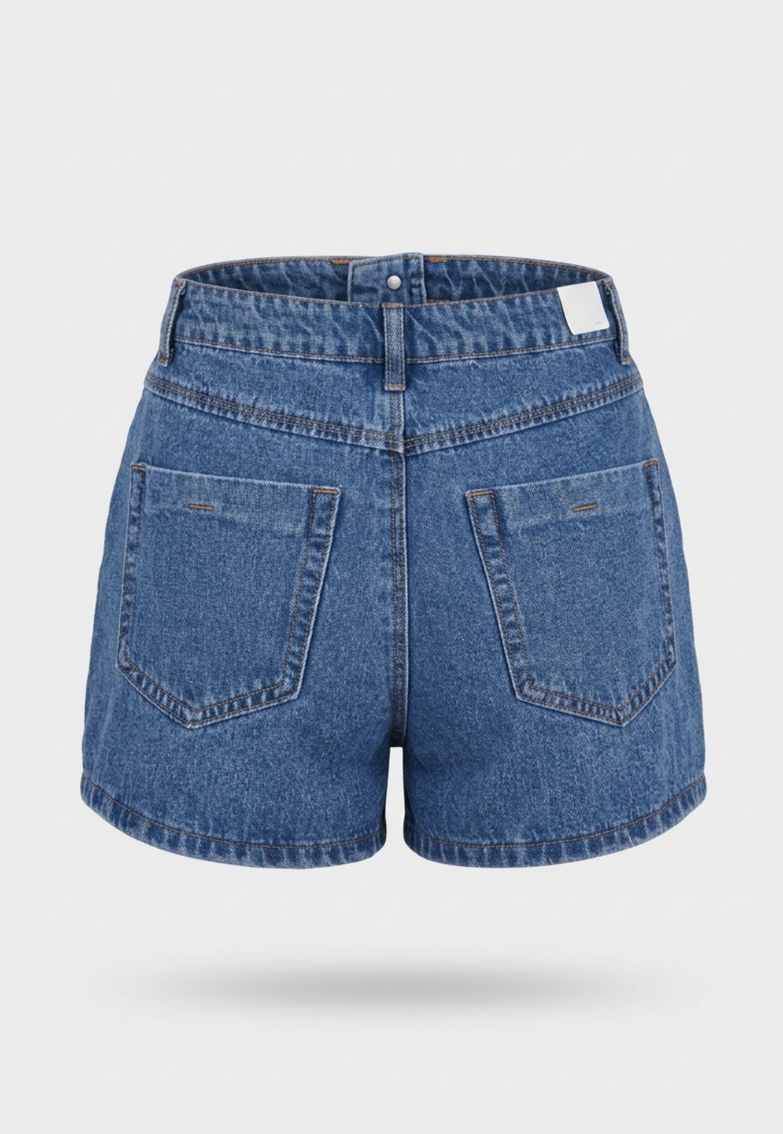 Falda Mujer Denim Cruzada Azul 2