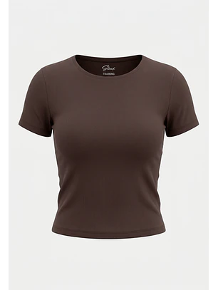 Polera Mujer Soft Café Training