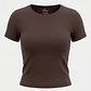 Polera Mujer Soft Café Training - Miniatura 1