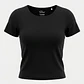 Polera Mujer Soft Negro Training - Miniatura 1