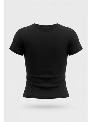 Polera Mujer Soft Negro Training