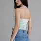 Peto Mujer Strapless Amarra Delantero Menta - Miniatura 2