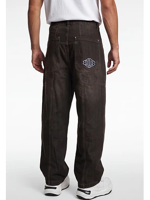Jeans Hombre Baggy Pocket Café