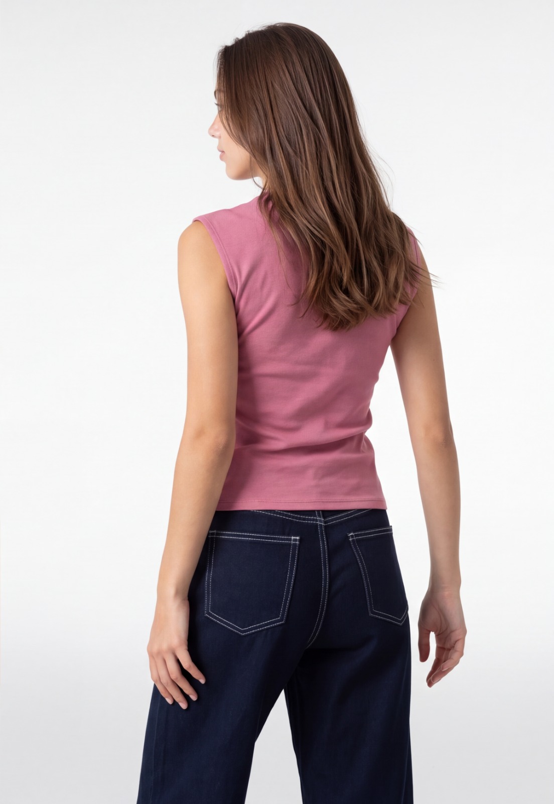 Peto Mujer Basic Elasticado Rosado 2