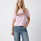 Polera Mujer Boxy Fit Print Rosado - Miniatura 3