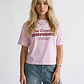 Polera Mujer Boxy Fit Print Rosado - Miniatura 1